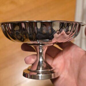 Vintage Oneida Silver Plate Pedestal Compote Dish – Made in USA